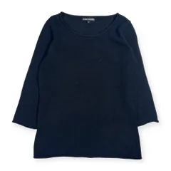カシミヤ100% ETERNAL CASHMERE エターナルカシミヤ 7分袖 ニット セーター L/ブラック レディース