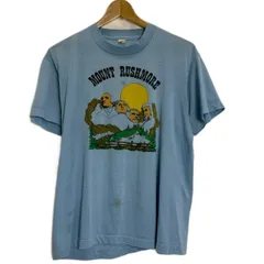 SCREEN STARS　Tシャツ　80s vintage　80年代　半袖　カットソー　トップス　クルーネック　両面プリント　ラッシュモア山　USA製　古着