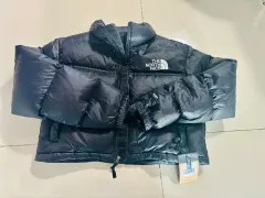 THE NORTH FACE ザノースフェイス ヌプシ クロップド 新品 マット ブラック M