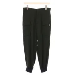 マルニ MARNI カーゴパンツ スラックス ジップフライ 切替 ワンカラー 38 緑 グリーン /BB