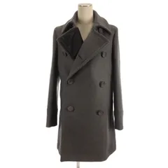 【中古】ザ リラクス THE RERACS Pコート ダブル ウール 17FW-RECT-154L グレー 36 レディース ザ リラクス THE RERACS Pコート ダブル ウール 17FW-RECT-154L グレー