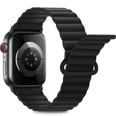 Anlinser アップルウォッチバンド コンパチブル Apple Watch バンド49mm 46mm 45mm 44mm 42mm 41mm 40mm 38mm、ループ付き両面リバーシブルマグネットストラップ iWatch Ultra 3/2/1 シリーズ