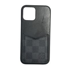 LOUIS VUITTON ルイ ヴィトン N60458 BC1281 スマホケース iPhone 12/12 Pro ダミエ・グラフィット柄 ブラック系  [240101492090]