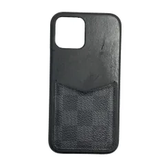 LOUIS VUITTON ルイ ヴィトン N60458 BC1281 スマホケース iPhone 12/12 Pro ダミエ・グラフィット柄 ブラック系  [240101492090]