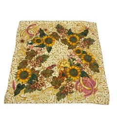 極美品 HERMES エルメス カレ90 スカーフ VENDANGES ぶどうの収穫柄