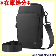 Spigen ショルダーバッスマートフォン Klasden KD400 日用品 アウトドア 軽量 旅行 AFA07132 ブラック 164
