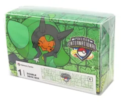 【中古】サプライ ポケモンカードゲーム 英語版 ダブルデッキケース オーガポン 2025 Pokemon International Championships -ポケモンインターナショナルチャンピオンシップス2025-