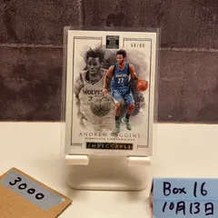 2017 Panini Impeccable Andrew Wiggins 68/99 Minnesota Timberwolves カード