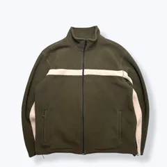 90s-2000s OLDNAVY Fleece Jacket 【XL】 90年代 2000年代 オールドネイビー オールドギャップ oldgap ライン フリース オリーブ 古着 ヴィンテージ vintage 冬物 アウター