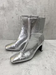 VIVIAN ヴィヴィアン ショート ブーツ sizeL/シルバー ◆■レディース