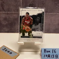 2018 Panini Impeccable Hassan Whiteside 51/99 Miami Heat カード