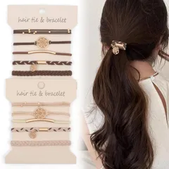 ヘアゴム おしゃれ ヘアアクセサリー リボン シンプル 大人っぽい ゴム キッズ まとめ髪 ヘアアクセサリー プレゼント 通勤 12本セット