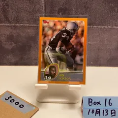 2021 Topps Chrome Bo Jackson 06/25 Los Angeles Raiders Orange カード