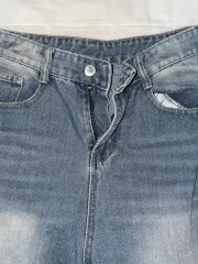 ) <ably><ブランド><ヴィンテージ> ウォッシュワイドデニム