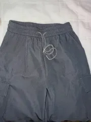 ) <ably><브랜드><ヴィンテージ> チャコールカーゴジョガーパンツツーウェイジョガー