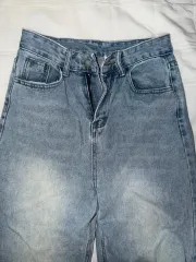 ) <ably><ブランド><ヴィンテージ> ハイウエスト ウォッシュデニム