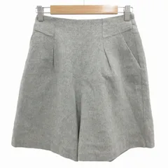 イーハイフンワールドギャラリー E HYPHEN WORLD GALLERY キュロット ショートパンツ ハーフパンツ イージー M グレー /DK ■MA ■PN