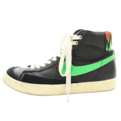 ナイキ NIKE BLAZER MID 77 PREMIUM VINTAGE LIMITED EDITION for NONFUTURE ブレザー ミッド 77 ヴィンテージ スニーカー US8 26cm 黒 ブラック 黄緑 537327-002 /KU