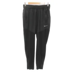 ナイキ NIKE 美品 DRI FIT エッセンシャル ランニングパンツ ジャージ ストレッチ スリムフィット L グレー 黒 ブラック DH6980-010 /JS