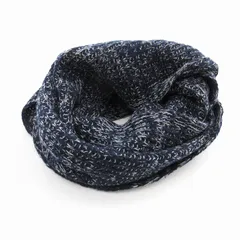 B&Y ユナイテッドアローズ BEAUTY&YOUTH ビューティー&ユース 美品 アゼ編み スヌード ウール 青 ブルー 1436-699-1726 /AEのサムネイル