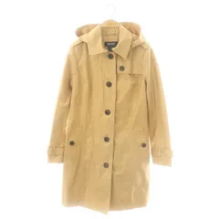 ダナキャランニューヨーク DKNY フードコート ステンカラーコート 2WAY US XS ベージュ /DF ■OSのサムネイル