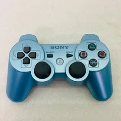 【純正品】【動作確認済み】PS3 DUALSHOCK3 コントローラー キャンディー・ブルー BM4
