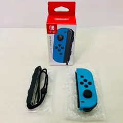 【ジャンク】【純正品】【箱付き】Nintendo Switch ジョイコン （L）ネオンブルー   BM12