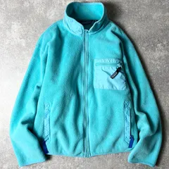 80s USA製 旧タグ Patagonia フルジップ フリース ジャケット レディース 12 / 80年代 アメリカ製 パタゴニア ビンテージ ターコイズ