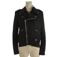 【中古】コムデギャルソン COMME des GARCONS ニット ドッキング ジャケット ブルゾン RL-J004 AD2013 ブラック XS コムデギャルソン COMME des GARCONS ニット ドッキング ジャケット