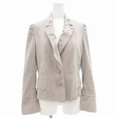 ボディドレッシングデラックス BODY DRESSING Deluxe テーラードジャケット ブレザー シングル 2B ノーベント 38 グレー /GV ■GY99のサムネイル