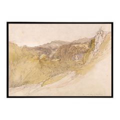 平山 郁夫、エベレスト峰と、希少な額装用画集より、新品高級額装付 平山 郁夫、エベレスト峰と、希少な額装用画集より、新品高級額装付