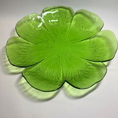 新品 津軽びいどろ 大皿 ガラスプレート 前菜皿 サラダ皿 23cm - メルカリ
