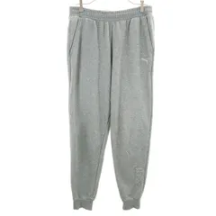 PUMA プーマ スウェット ジョガーパンツ M グレー 裏起毛 メンズ 古着