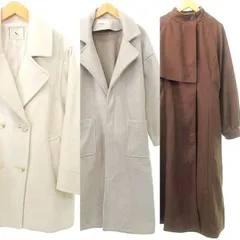 N.Natural Beauty Basic N.ナチュラルビューティーベーシック 等 コート アウター 3点セット まとめ売り Lサイズ Sサイズ ライトベージュ～茶 ブラウン A0618