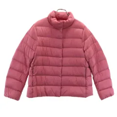 UNIQLO ユニクロ ウルトラライトダウンジャケット XL ピンク系 収納袋付き レディース 古着