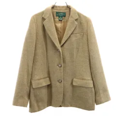 LAUREN RALPH LAUREN PETITE ローレンラルフローレン ペティート 長袖 テーラードジャケット 10P ベージュ レディース 古着