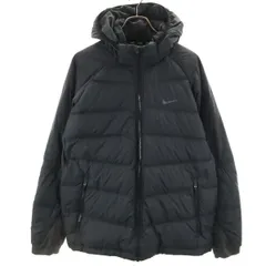 NIKE ナイキ ダウンジャケット L ブラック メンズ 古着