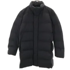 UNIQLO ユニクロ シームレス ダウンコート M ブラック メンズ 古着