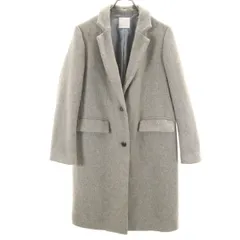 美品 SENSE OF PLACE センスオブプレイス チェスターコート 36 グレー アーバンリサーチ レディース 古着