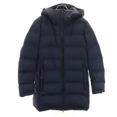 UNIQLO ユニクロ シームレス ダウンコート XS ネイビー メンズ 古着