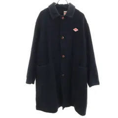 Danton ダントン 日本製 ウールブレンド ロングコート 40 ネイビー メンズ 古着のサムネイル