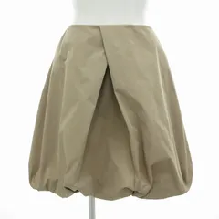 フォクシーニューヨーク FOXEY NEW YORK 美品 バルーンスカート ひざ丈 38 ベージュ /UO