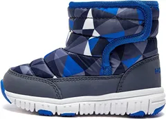 MAYCY スノーブーツ キッズ ウインターブーツ ベビー 女の子 男の子 スノーシューズ 子供 雪遊び アウトドア 冬用 靴 雪用 裏ボア 防水 防寒 滑り止め 軽量 (01ブルー,  16.0 cm 2.5E)