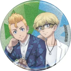 【中古】バッジ・ピンズ 花垣武道＆松野千冬 「東京リベンジャーズ トレーディングキラキラ缶バッジ Wrapping」