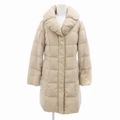 ケティ KETTY 美品 ダウンコート ミドル丈 2 ベージュ /UD ■GY99