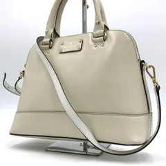 ケイトスペード 2way ハンドバッグ ショルダーバッグ アイボリー クリーム