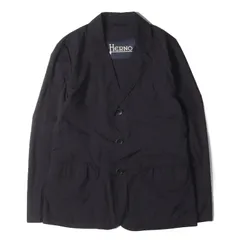 【美品】HERNO ヘルノ ジャケット ブラック 黒 サイズ:48 | ストレッチ ナイロン 3B テーラード ジャケット (GA0032U-19288-9300) | アウター ブレザー 上着 | イタリア製【メンズ】【中古】のサムネイル