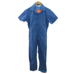 ディッキーズ Dickies タグ付き 00s オーバーオール つなぎ 半袖 40 青 ブルー 1121