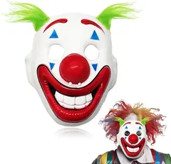 WinJapan お面 ハンドメイド コスプレ ハロウィン イベント パティー (ピエロ)
