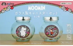【中古】食器 ムーミン＆リトルミイ ガラス製キャニスターセット 「ムーミン」